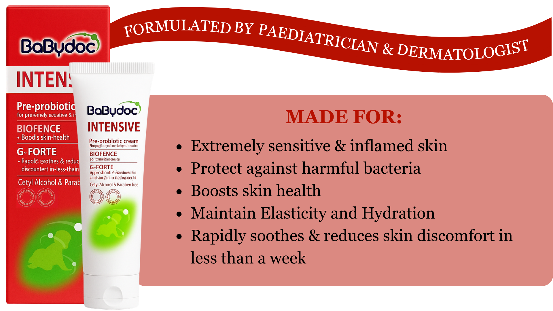 BabyDoc INTENSIVE pre-probiotic cream Eczema care