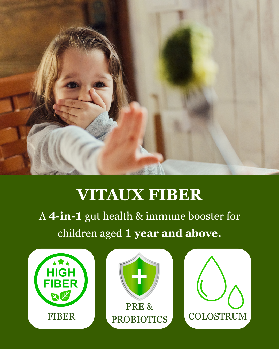 Vitaux Fiber the only 4-in-1 Fiber