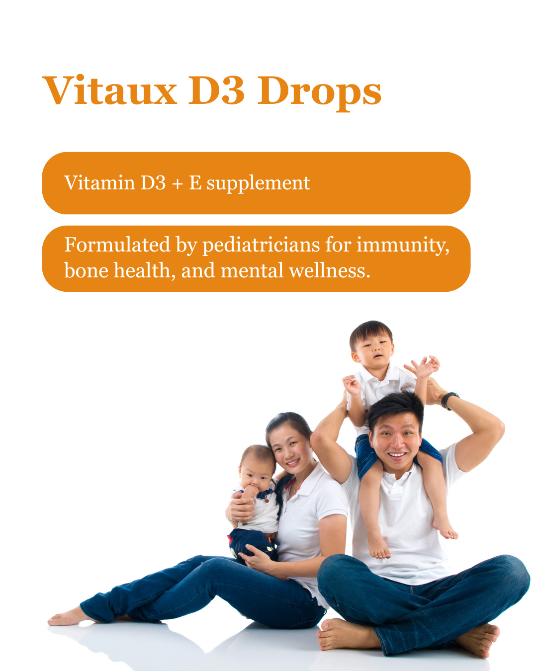 Vitaux Vit D3 plus drops with Vitamin E