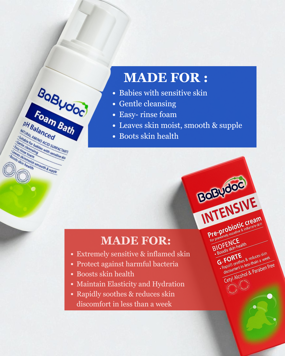 BabyDoc_foam_bath_and_babydoc_intensive_benefits_LII_Lab